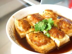 美味营养的蚝油酿豆腐怎么做_好吃的停不下筷子