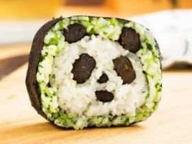 小巧可爱的熊猫寿司做法图解_营养美味惹人爱