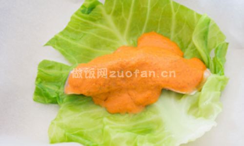 泰式三文鱼白菜咖喱步骤图3