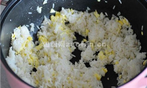 四川泡菜炒米饭步骤图2