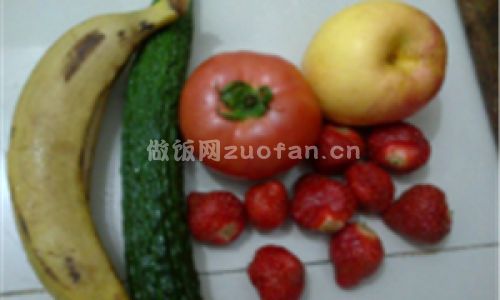 蔬菜水果沙拉步骤图1