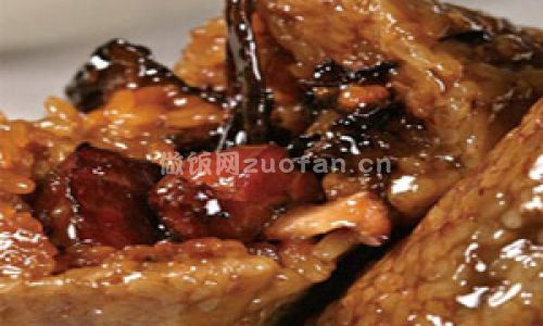 浙江梅干菜肉粽步骤图5