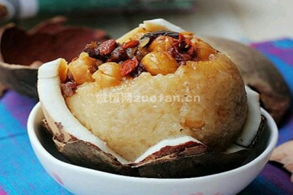 海南经典椰子饭做法带图_椰香海韵甜而不腻