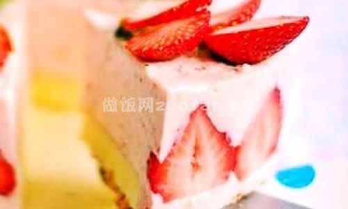 草莓冻芝士蛋糕步骤图9