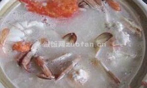 砂锅螃蟹粥步骤图3