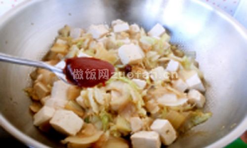 白菜炖豆腐步骤图8