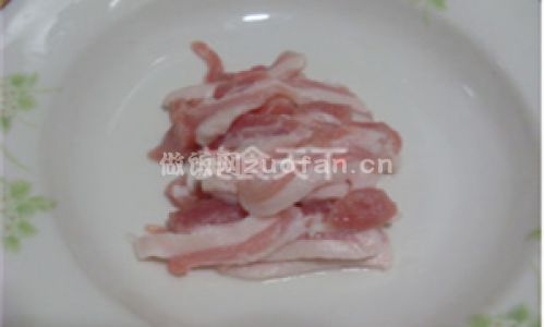西葫芦炒肉片步骤图2