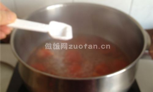 西红柿紫菜鸡蛋汤步骤图5