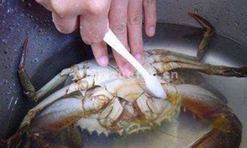 韩式螃蟹海鲜汤步骤图1