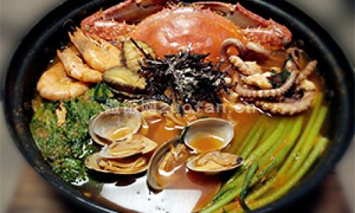 韩式螃蟹海鲜汤步骤图7