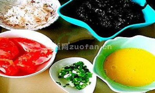 紫菜虾皮汤步骤图1