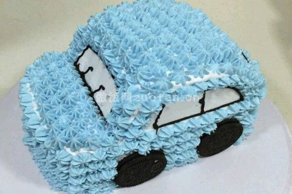 创意卡通小汽车蛋糕的做法_手制高颜值宝宝蛋糕