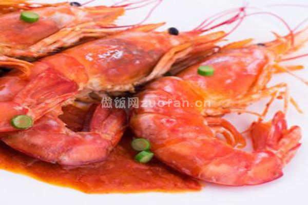 红烧阿根廷红虾的家常做法_香味勾人营养高