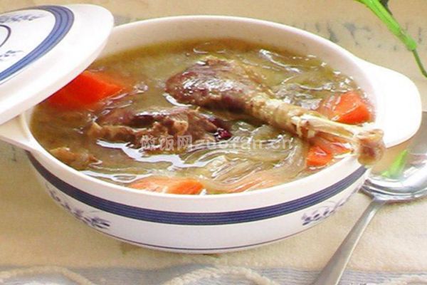 清炖鹅肉粉丝汤的做法【步骤】_老少皆宜的家常菜