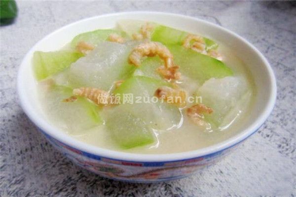 正宗海米炖冬瓜的家常做法_好吃又好做的营养好菜
