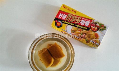 日式咖喱蛋包饭步骤图2