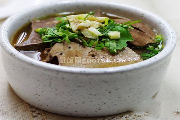 火热羊杂汤的做法和配料_喝上一碗汤温暖整个冬日