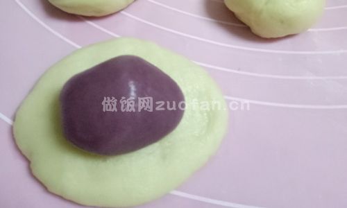 紫薯豆沙一口酥步骤图3