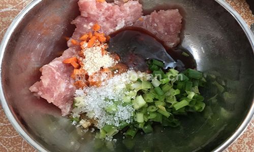 肉末蒸日本豆腐步骤图3