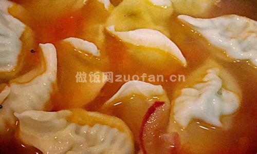 西红柿版酸汤水饺步骤图4