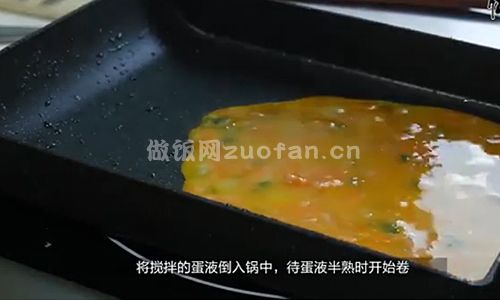 韩国鸡蛋紫菜包饭步骤图3