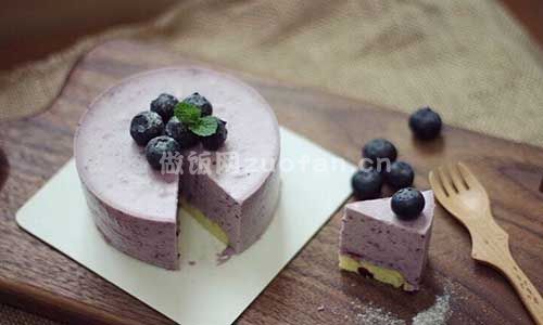 酸奶蓝莓慕斯蛋糕步骤图7