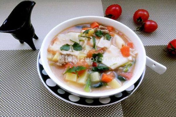 新疆汤饭的家常做法配方_鲜香入味爽滑筋道