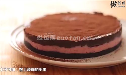 草莓巧克力蛋糕步骤图11