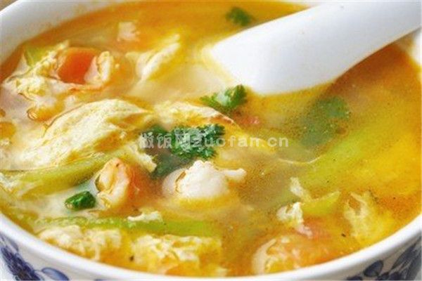 浙菜虾仁番茄鸡蛋汤的做法_酸甜开胃的低热量营养美味