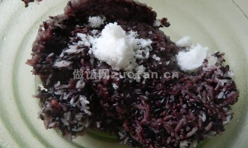 蜜汁紫米八宝饭步骤图4