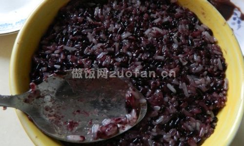 蜜汁紫米八宝饭步骤图6