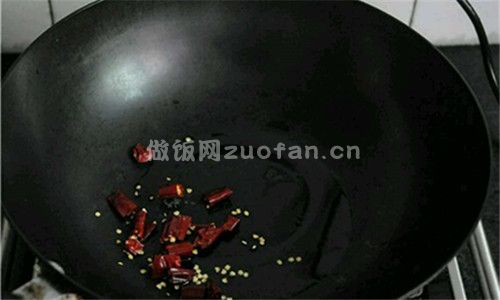 干辣椒炒油麦菜步骤图3