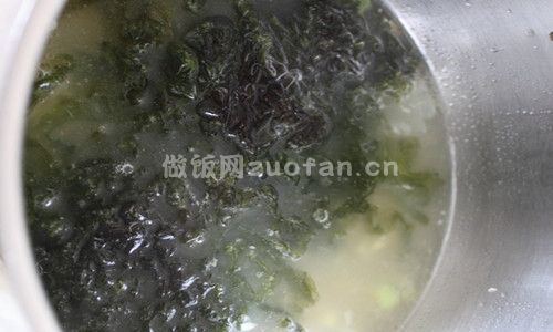 紫菜虾米汤步骤图3