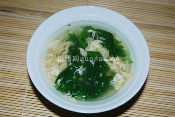浙菜芹菜鸡蛋汤的做法_高血脂的养生食谱