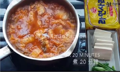 韩国泡菜汤步骤图5