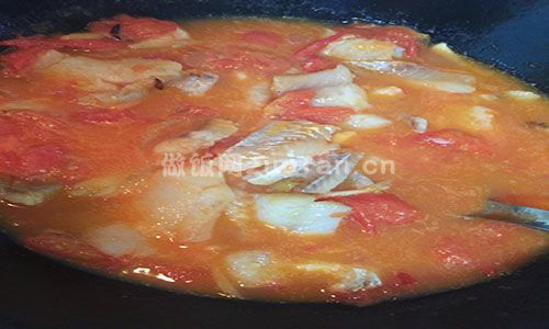 茄汁鳕鱼炖豆腐步骤图4