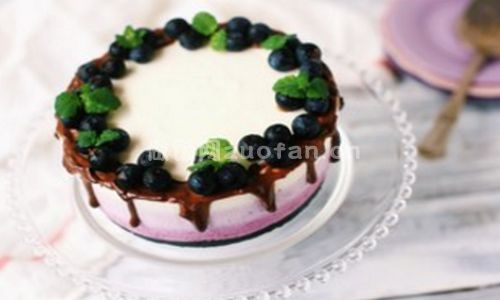 蓝莓冻芝士蛋糕步骤图4