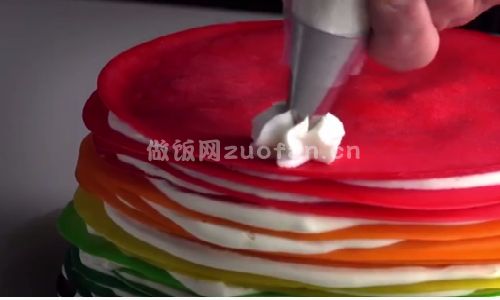 彩虹千层蛋糕步骤图5