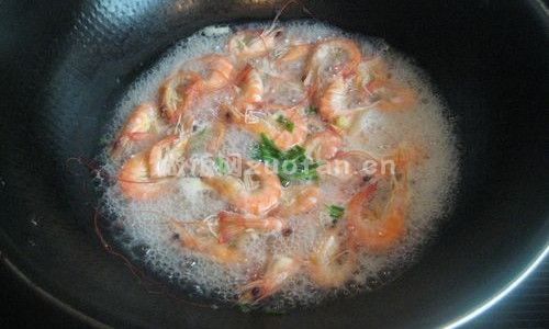 清水煮虾步骤图4